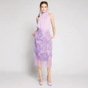 Embroidered Patch Skirt Mall Brand Look Sleek Motion
