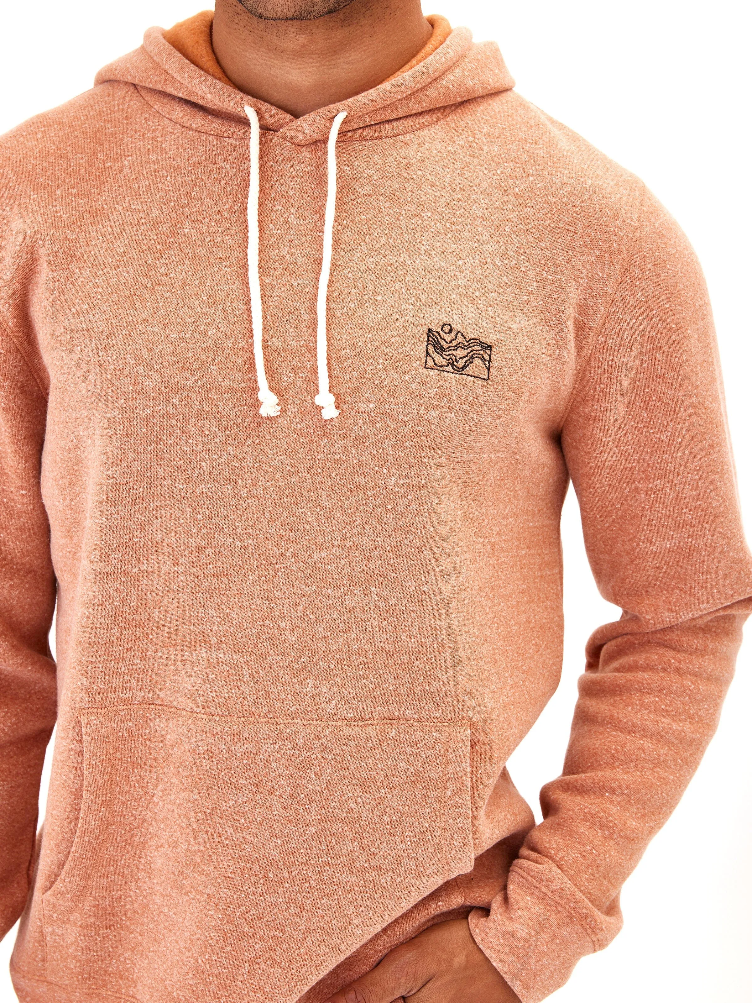 Sustainable Packaging Embroidered Triblend Pullover Hoodie