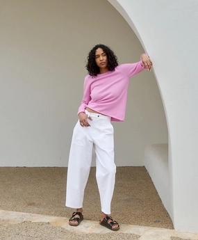 Emily Crewneck Moisture Wicking Texture
