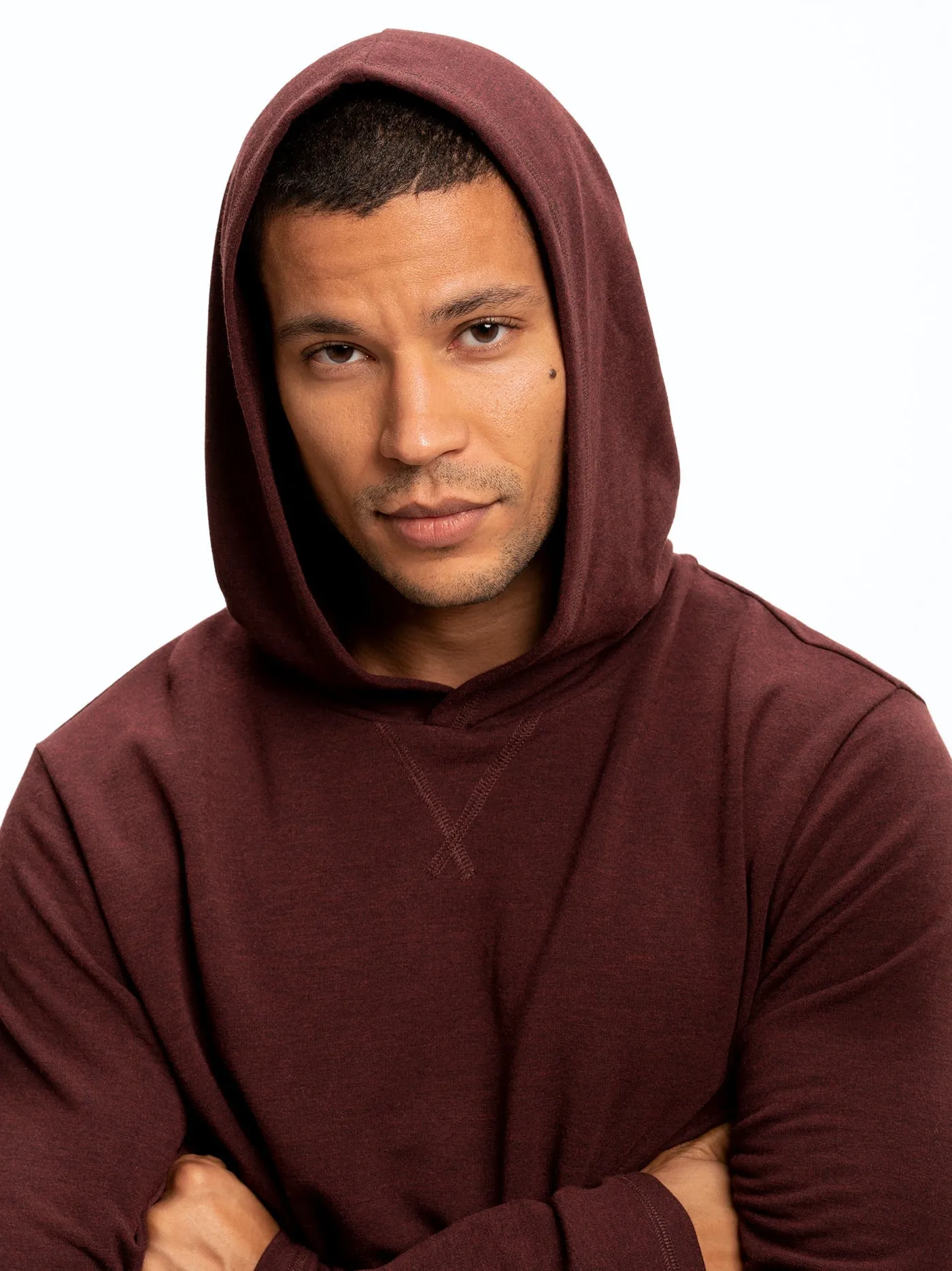 QuickDryMaterial Dex Feather Fleece Pullover Hoodie