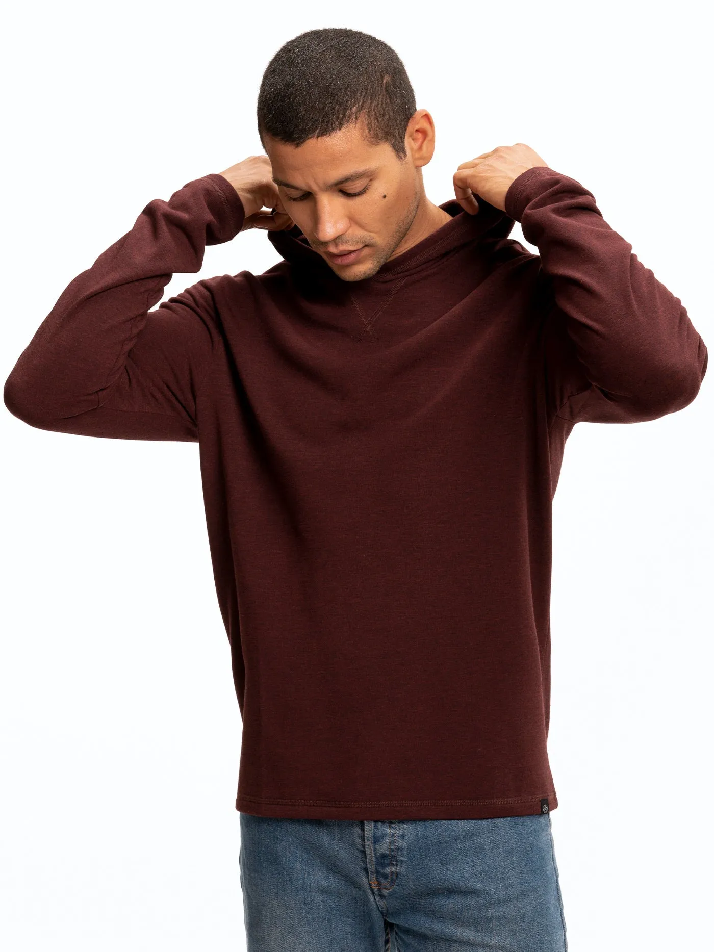 Dex Feather Fleece Pullover Hoodie Sleek Layers