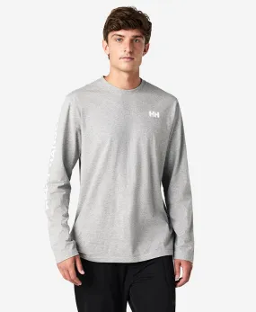 ERVIK L/S T-SHIRT, Grey Melange NoSlip Grip AntiPilling Finish