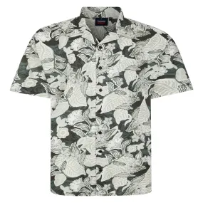 Espionage Mens Leaf Print Big & Tall Short Sleeve Shirt hypoallergenic material