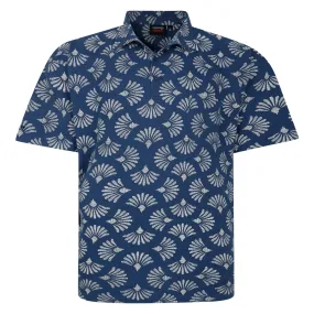 Espionage Mens Shell Big & Tall Short Sleeve Polo Shirt Luxe Apparel Smart Office