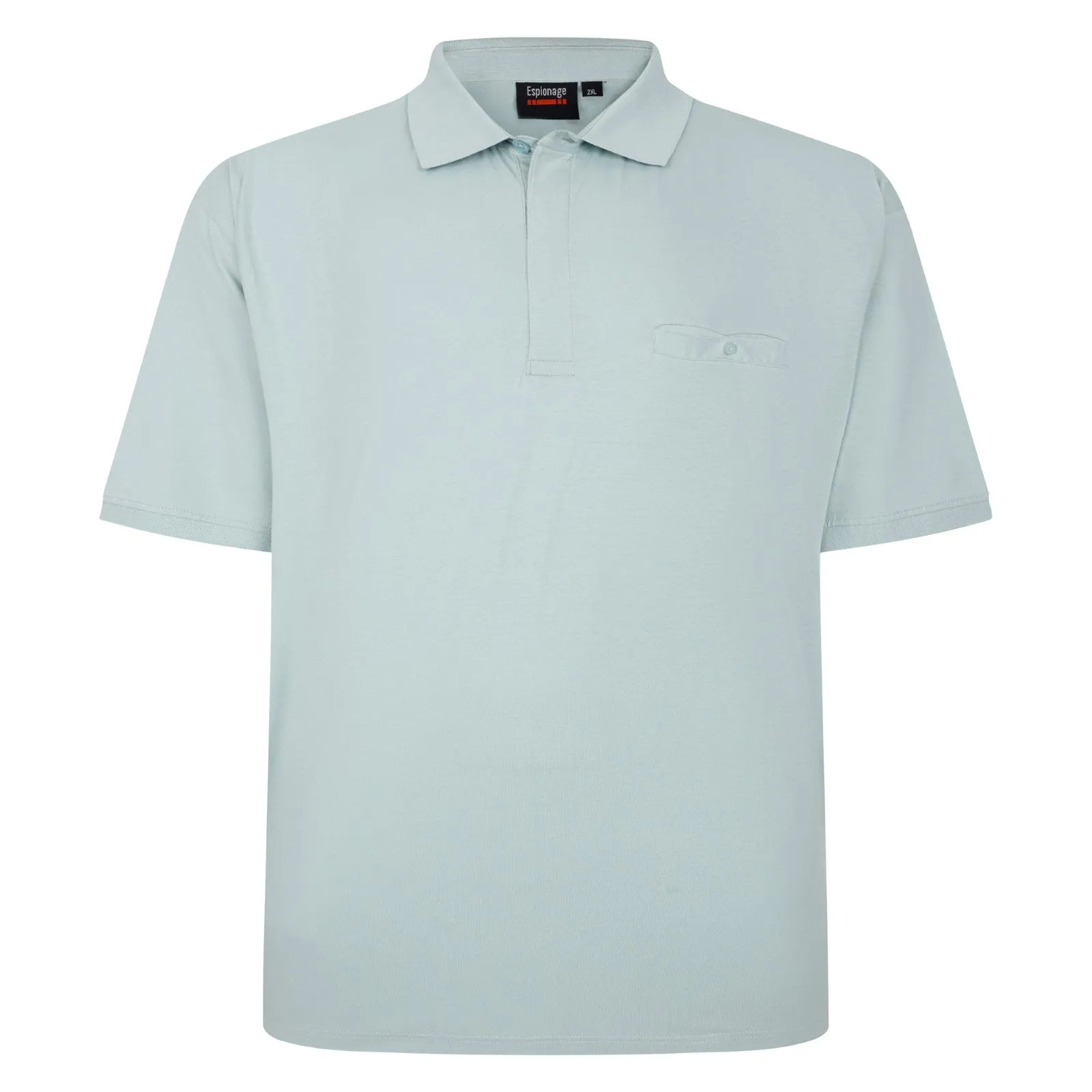 Simple Elegance Espionage Mens Smart Big & Tall Short Sleeve Polo Shirt