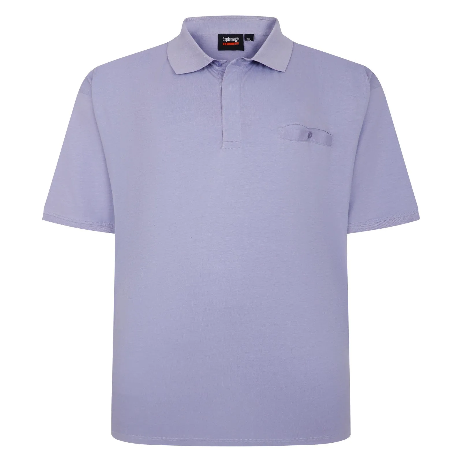 Versatile Wardrobe Espionage Mens Smart Big & Tall Short Sleeve Polo Shirt