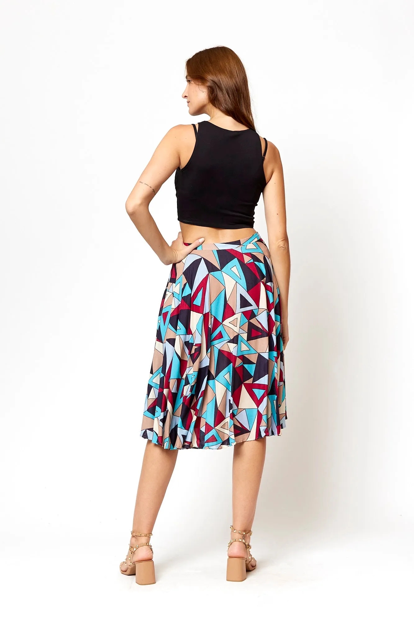 Roll Up Hem Fold Over Detail AGUS SKIRT