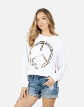 Bethany Foil Chain Peace Tailored