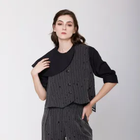 Anti Pilling Fabric Eyelet Vest