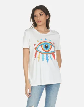 Wolf Rainbow Lightning Eye men's clothing