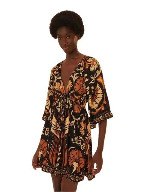 FARM HELENA SHORT DRESS Work Appropriate Calm Touch