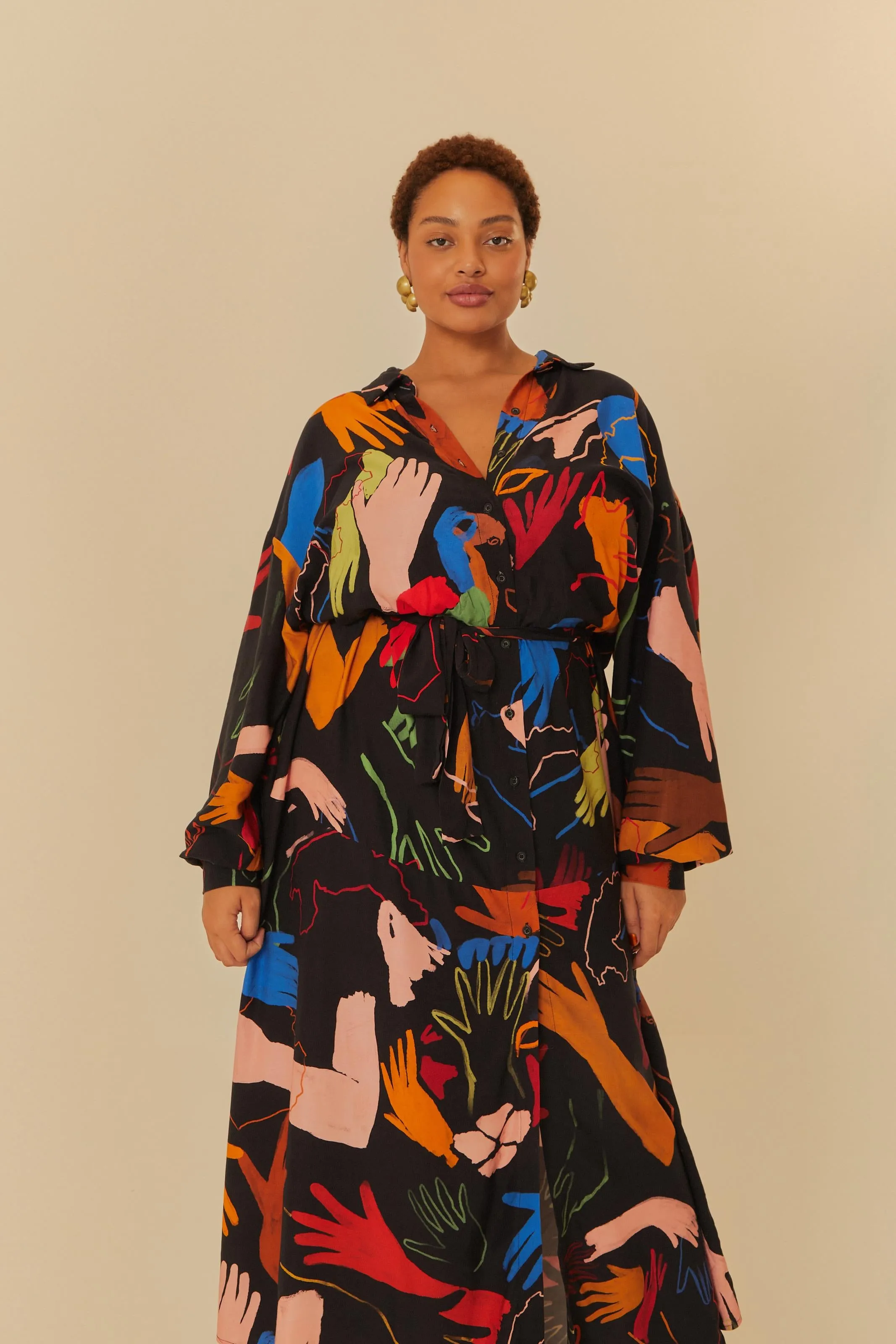 Coral Soft FARM TERRI SHIRT DRESS