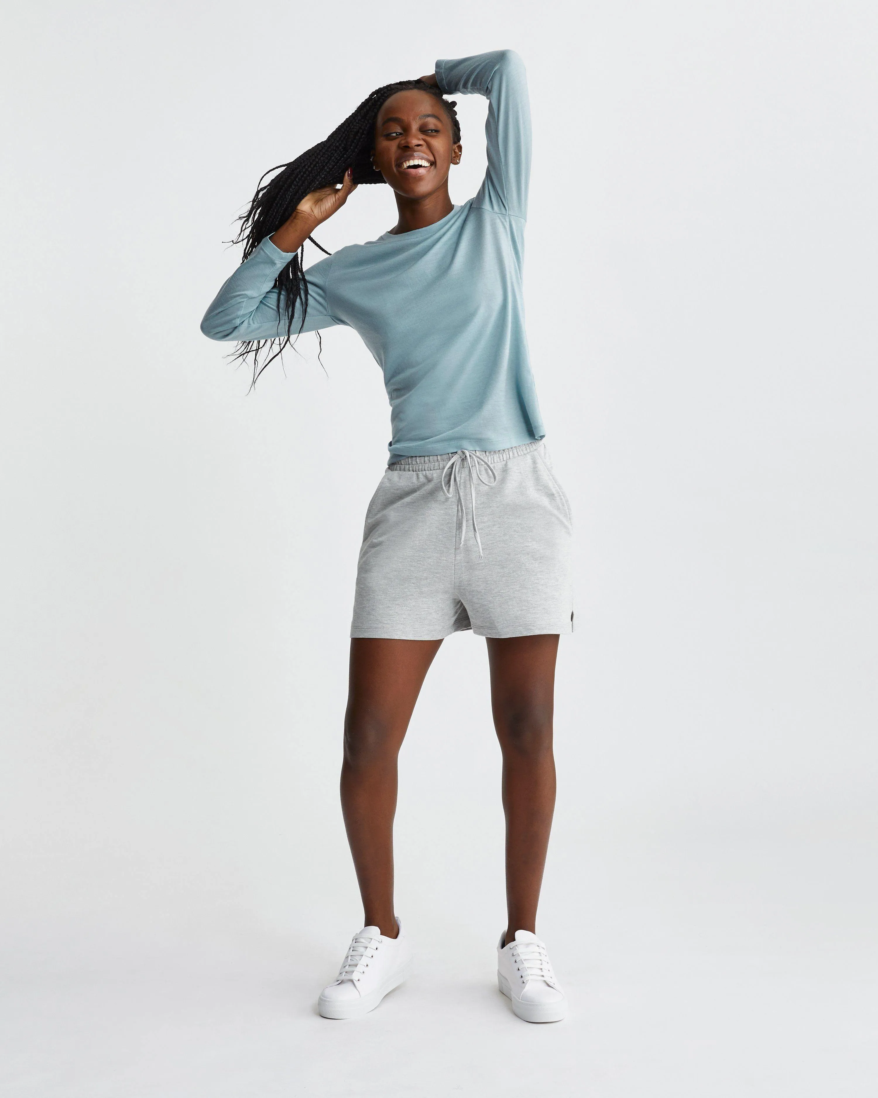 Breathable fabric Yoga enthusiast W's Traveler Merino LS Tee