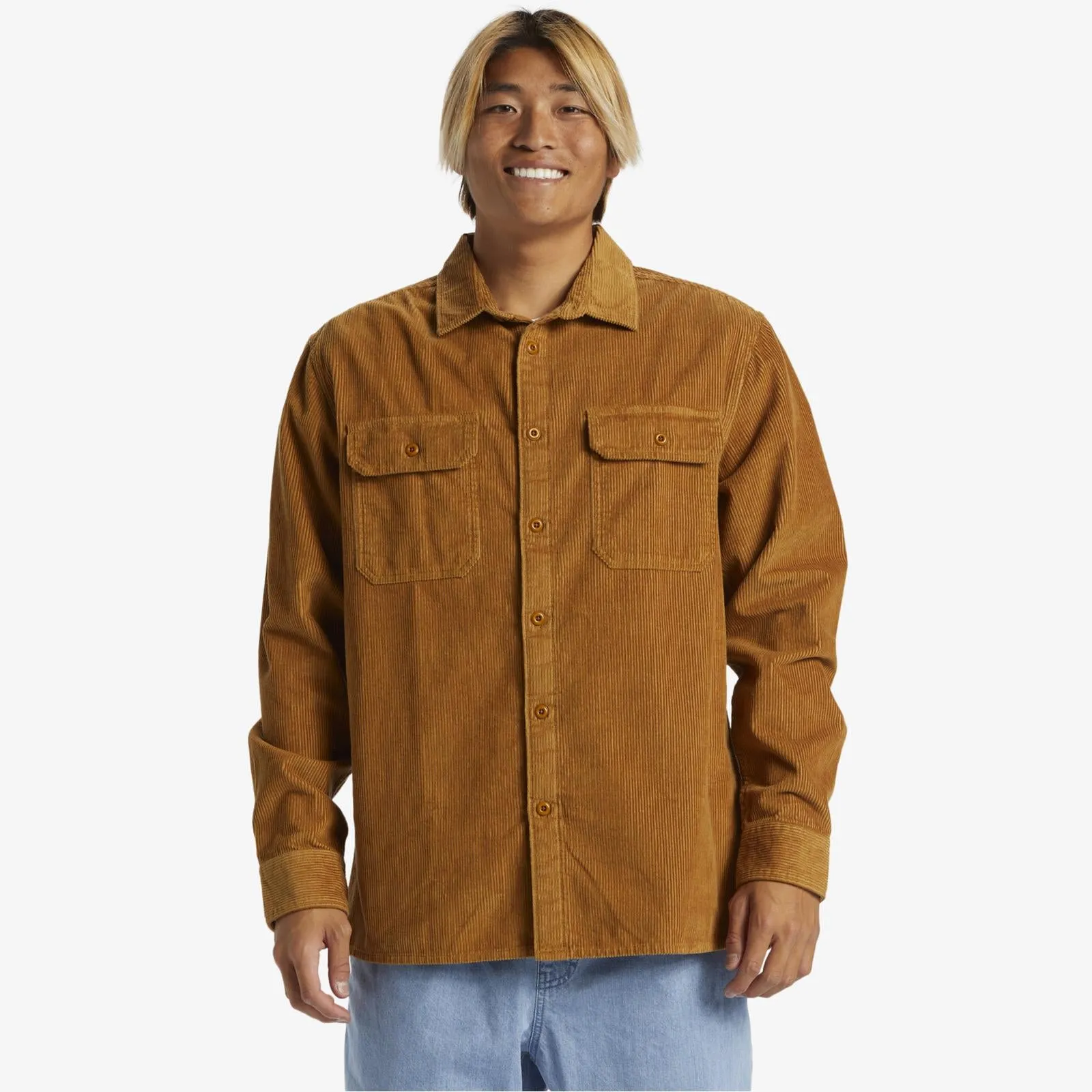 Twill Weave Quiksilver Mens Venture Corduroy Shaket