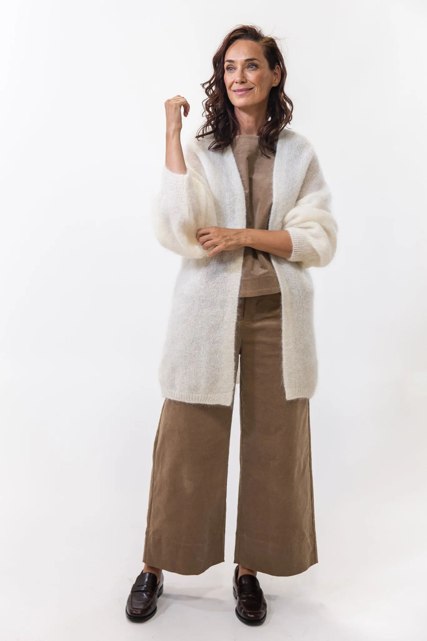 Comfortable fit Lee Knit | White