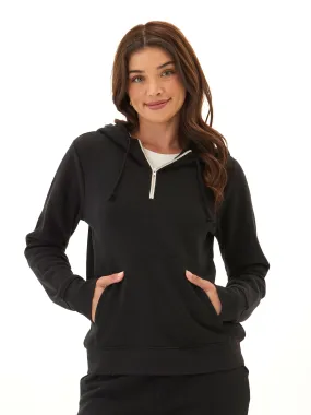 Weatherproof Shell All Year Sinead 1/4 Zip Triblend Fleece Hoodie