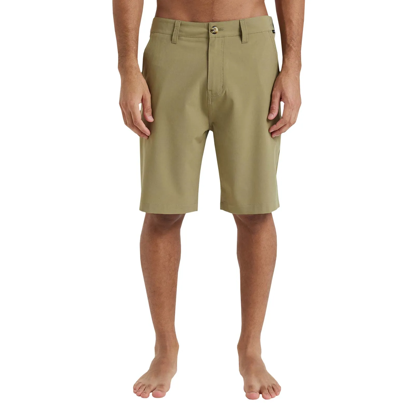 Quiksilver Mens Union Amphibian 20" Chino Shorts Abrasion Proof Fabric Zipper pockets