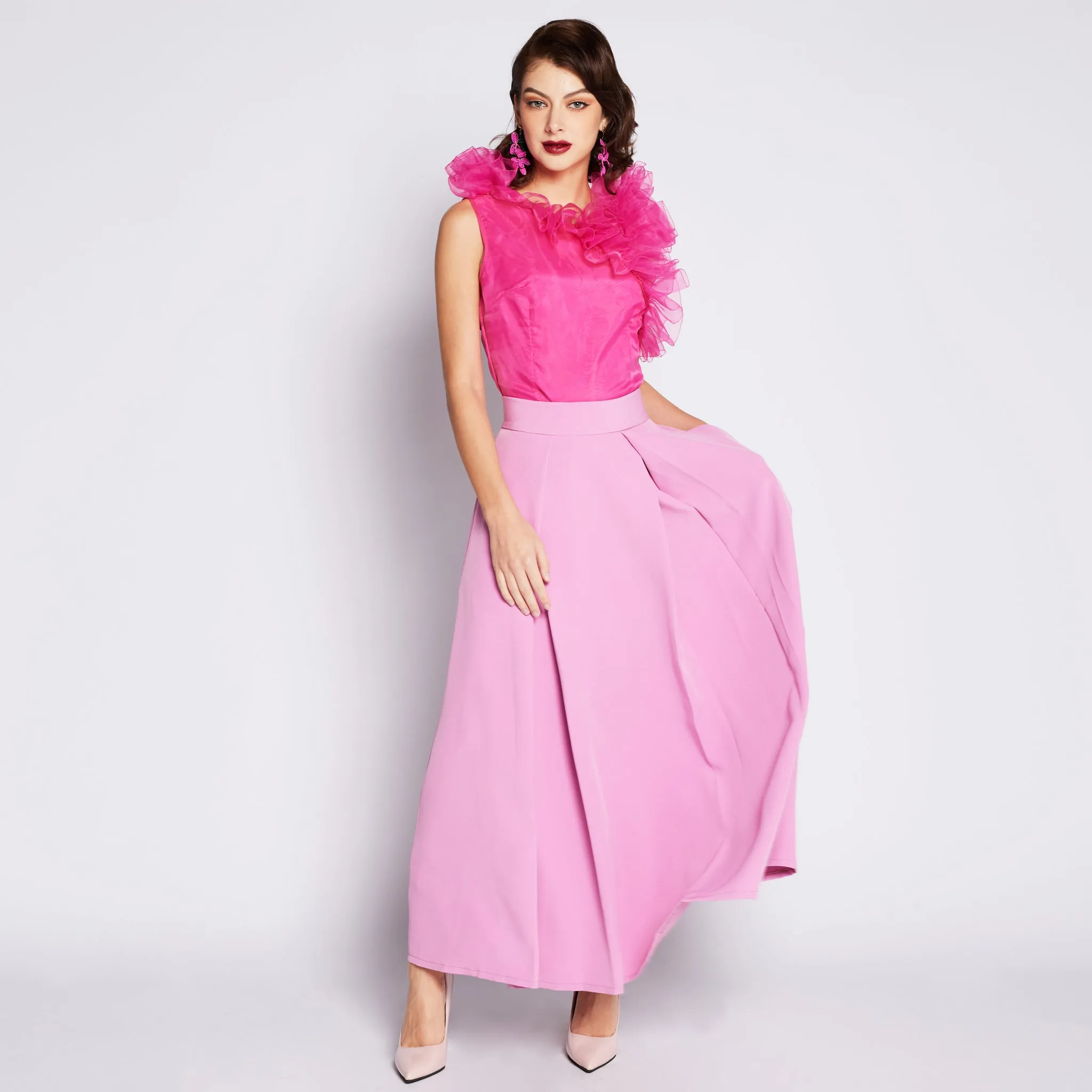 Flare Skirt Easy Fashion All Day Fit