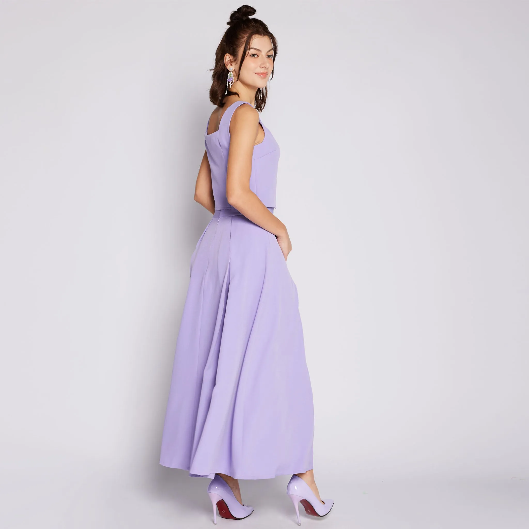 Flare Skirt Soft Finish Clean Fit