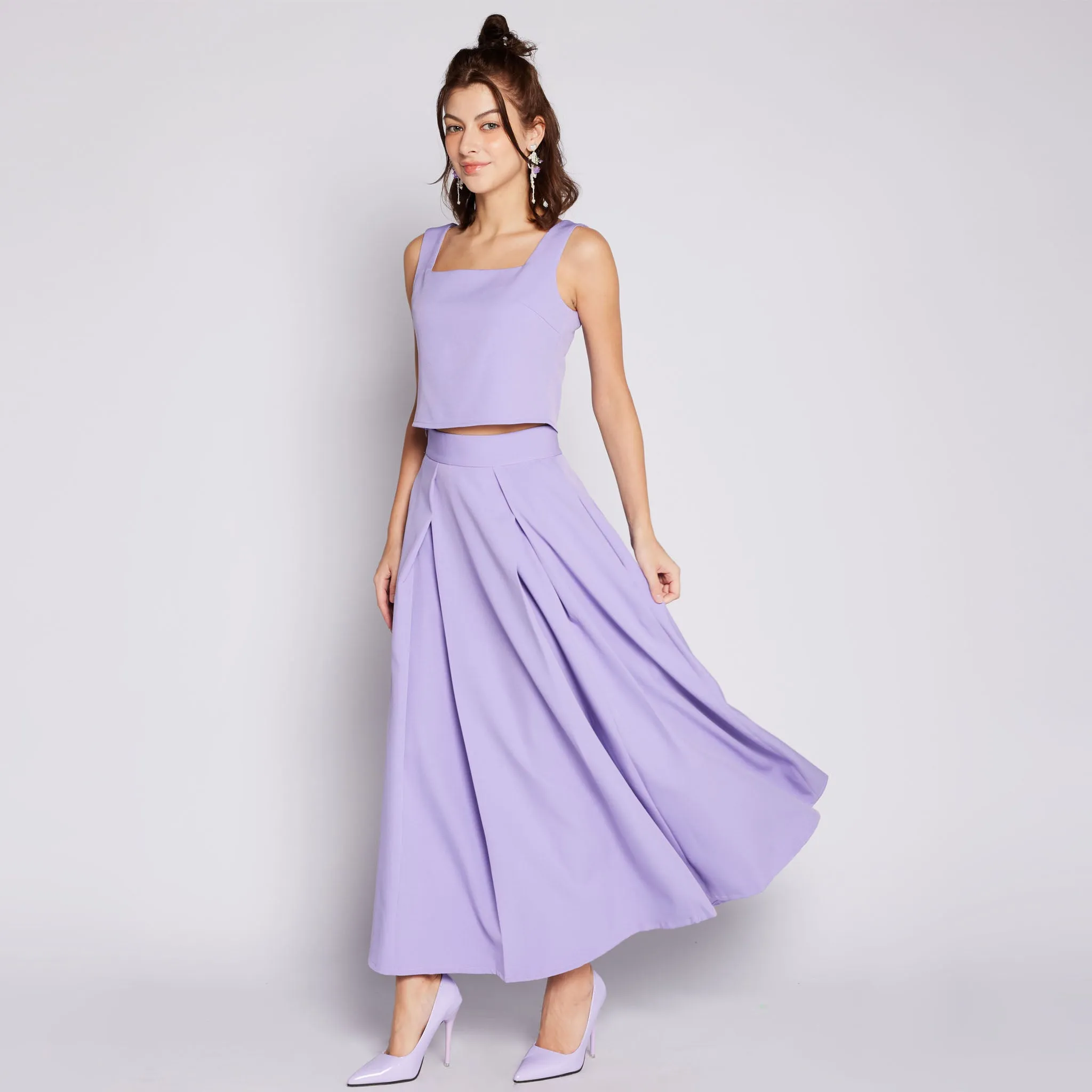 Mix Separates Gentle Flow Flare Skirt