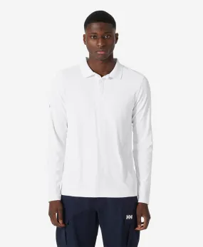 CREWLINE LS POLO, White QuickDrying