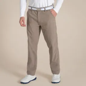 Craghoppers Mens NosiLife Santos Golf Trousers Core Stretch LowProfileWaistband
