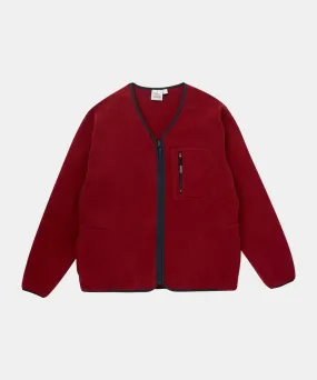 Skate Inspired Breathable Stretch Fleece Cardigan Zip-Up