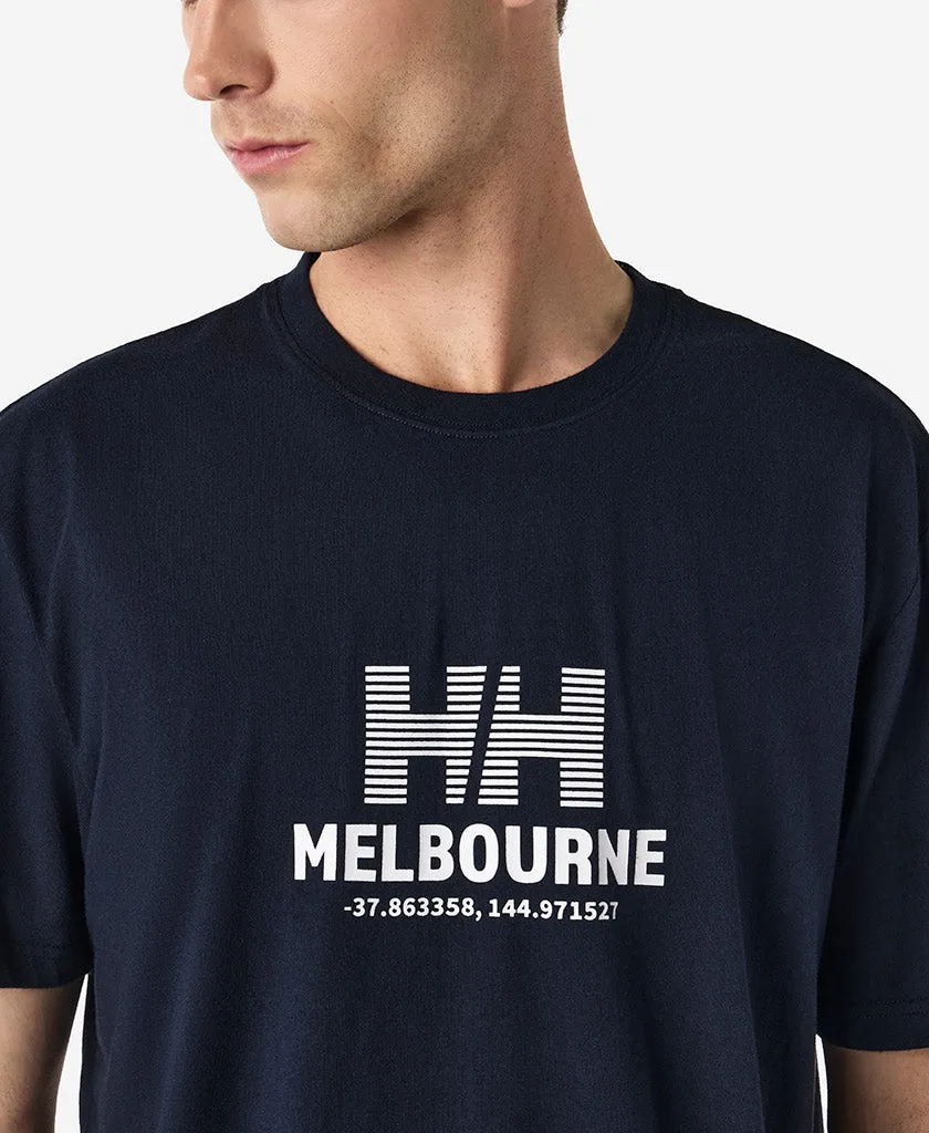 ChafeFreeEdging MELBOURNE T-SHIRT, Navy