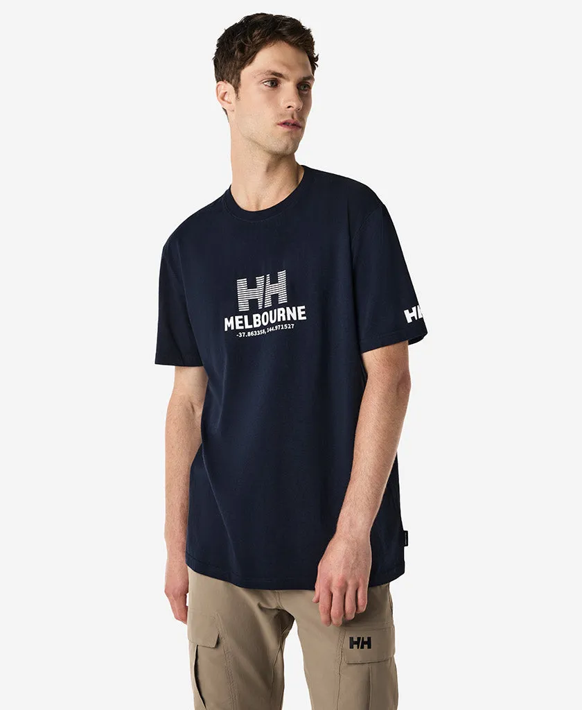 Fitted Shirt MELBOURNE T-SHIRT, Navy