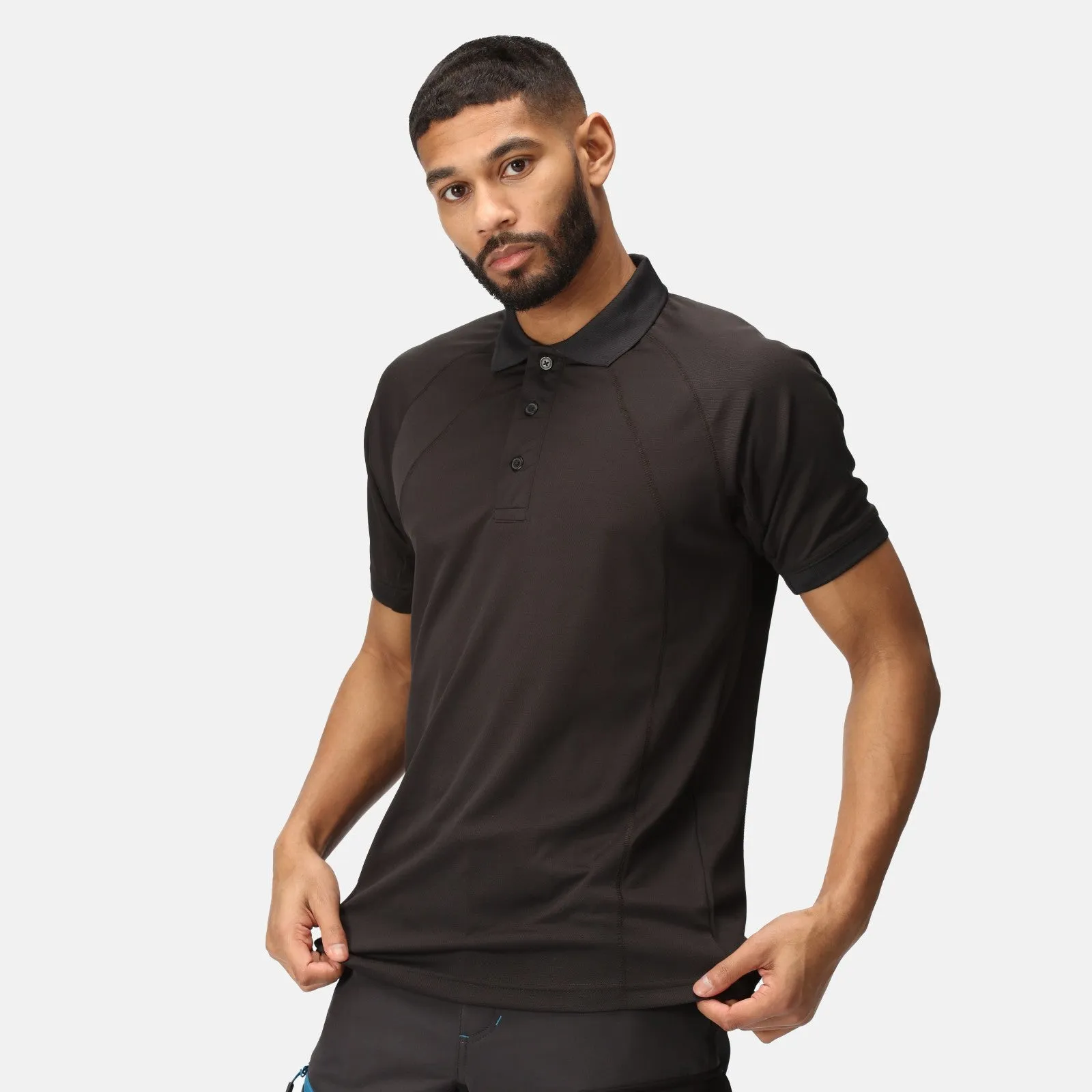 Regatta Professional Mens Coolweave Short Sleeve Polo Shirt Professional Style