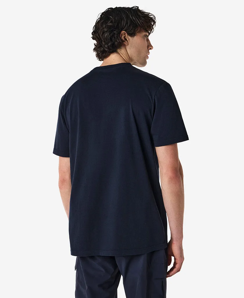 SYDNEY T-SHIRT, Navy Everyday Look Reinforced Shoulders