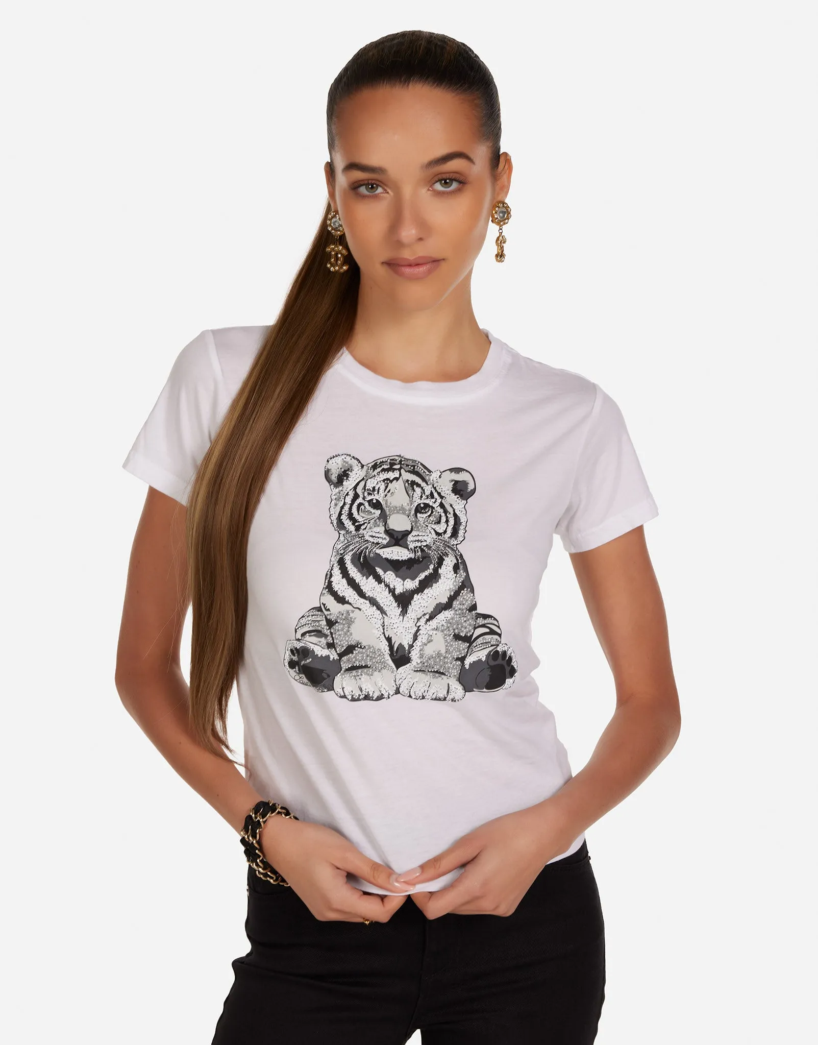Ursula Crystal Cuddle Monster Summer Comfort Classic Crew Neck