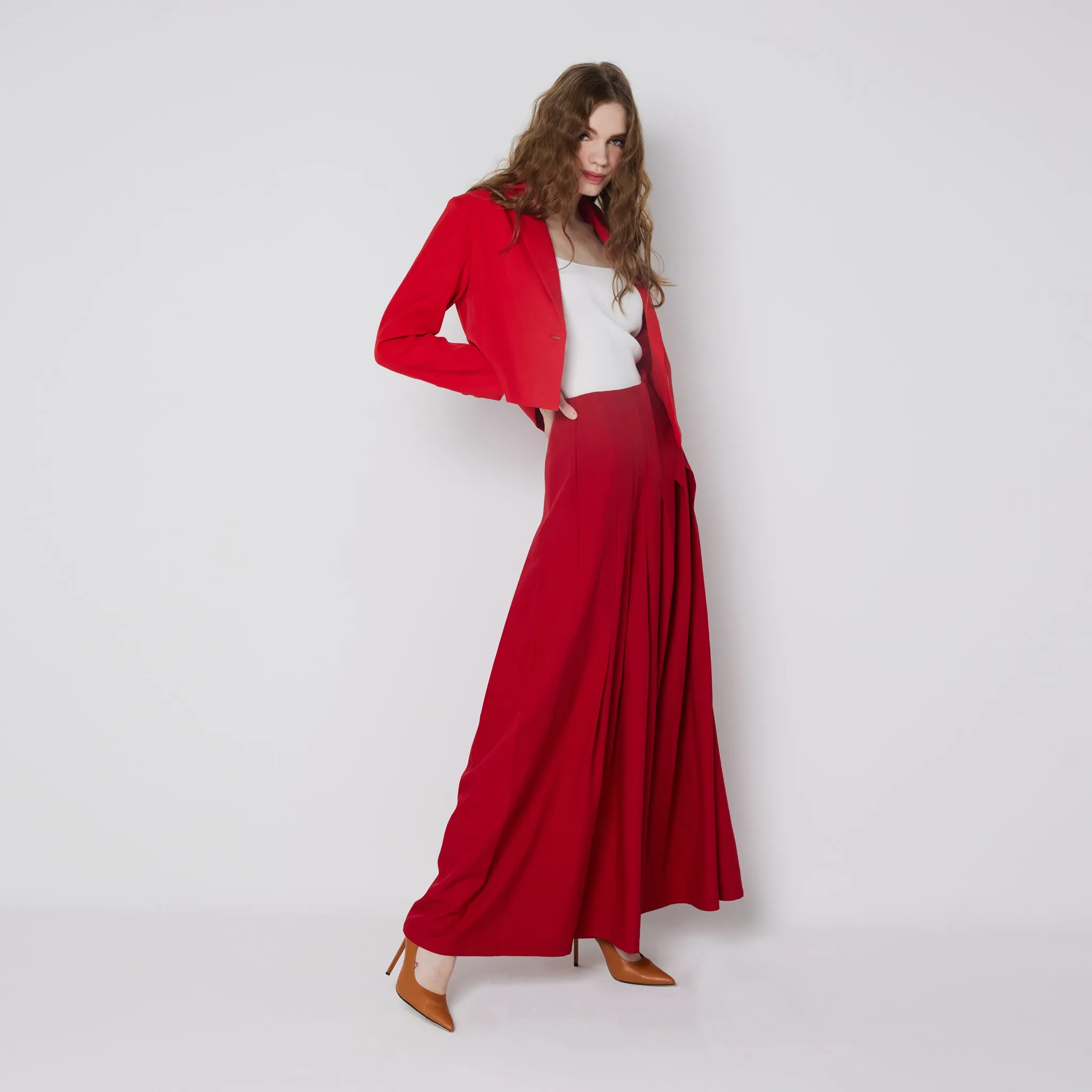 Hedi Pleated Trousers Casual Staple