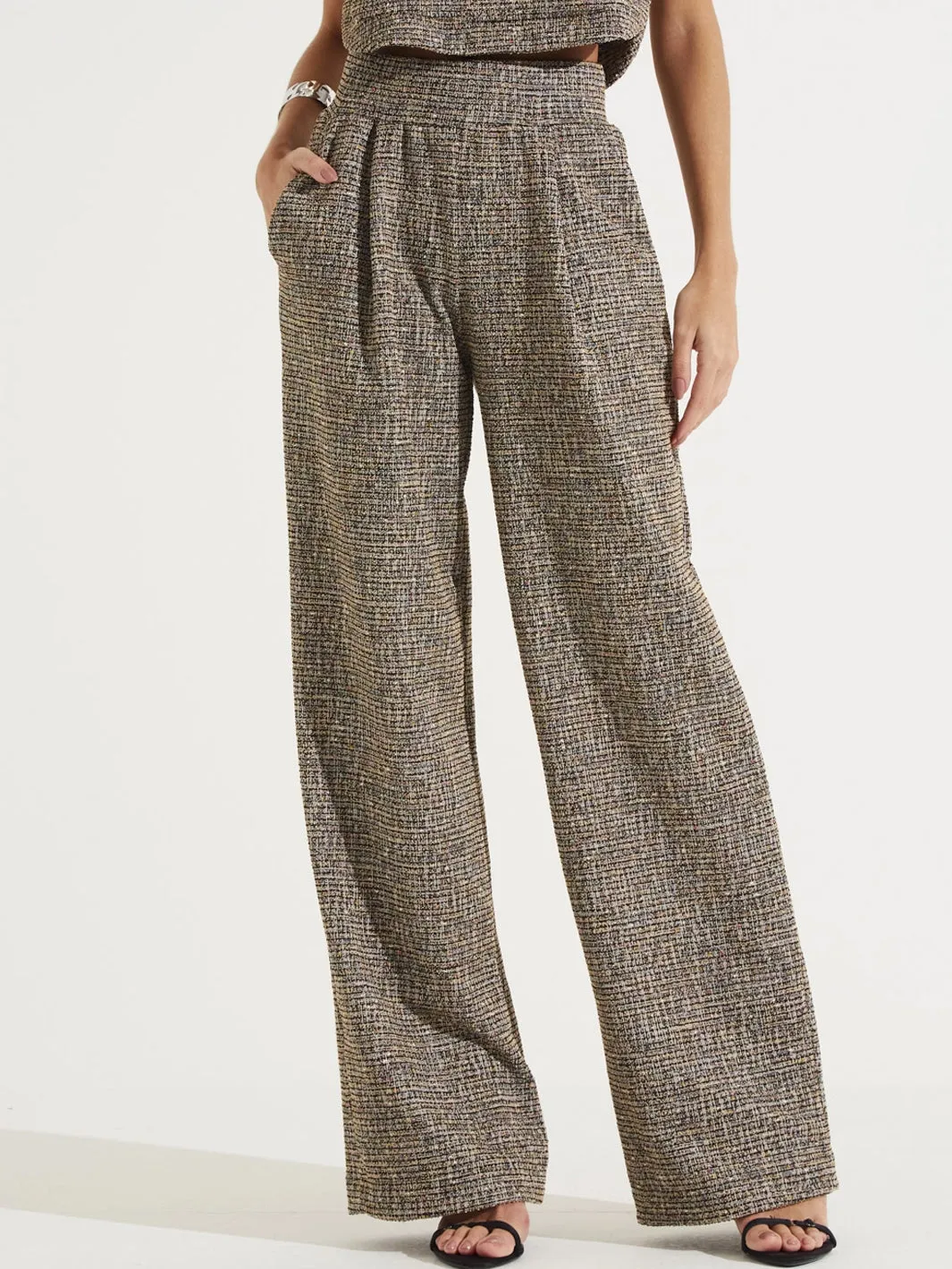 FORUM PANTS Sheer Overlay