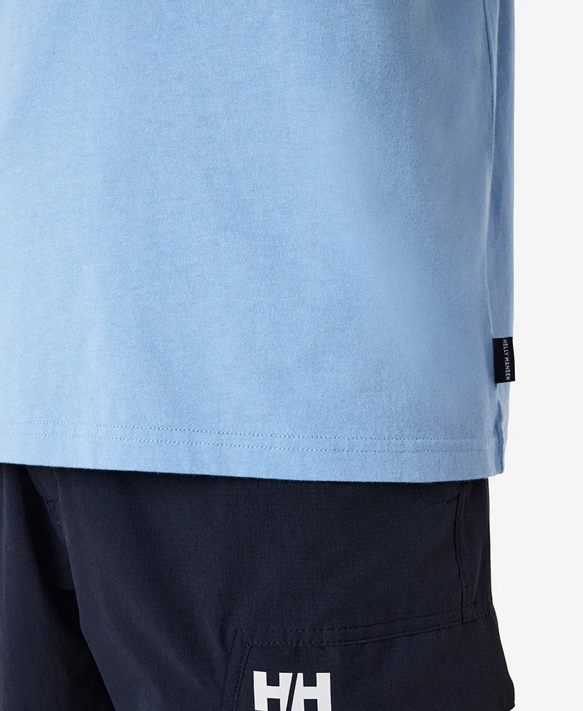 V-neck Blouse HH BOX T-SHIRT, Bright Blue