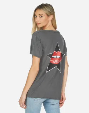 Elara Star Lip Drip Dry Fabric