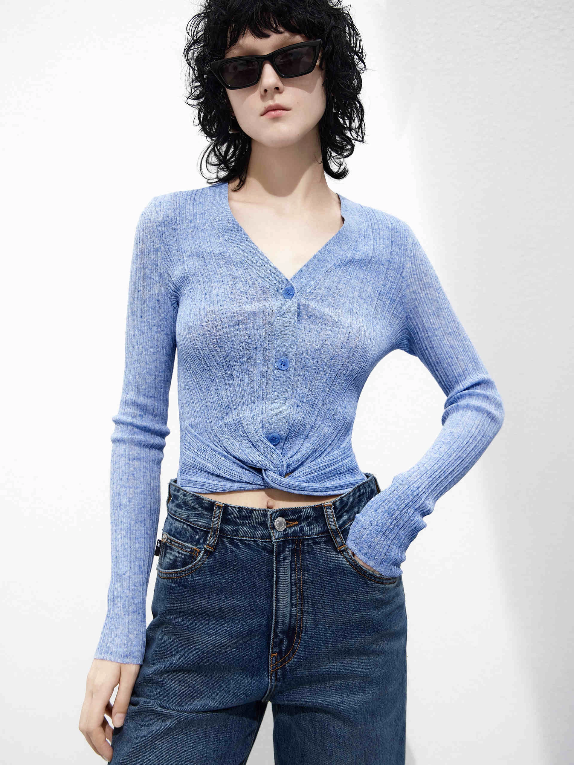 Everyday Use Twist Detail Knit Top