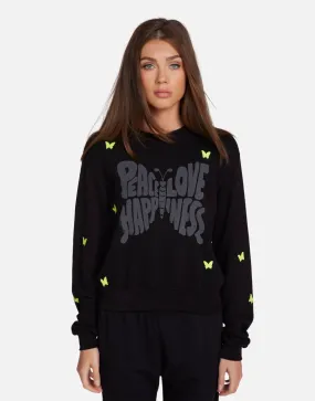 Affordable Spalding Neon Peace Love Butterflies