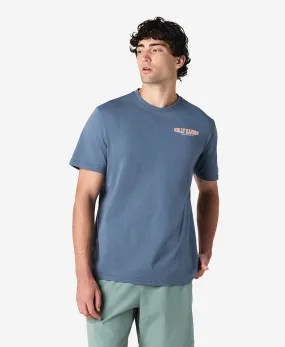 Modern Silhouette Reversible design ALPS T-SHIRT, Washed Navy