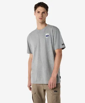 TurtleneckDesign sporty wear RSHYR TEAM T-SHIRT, Grey Melange