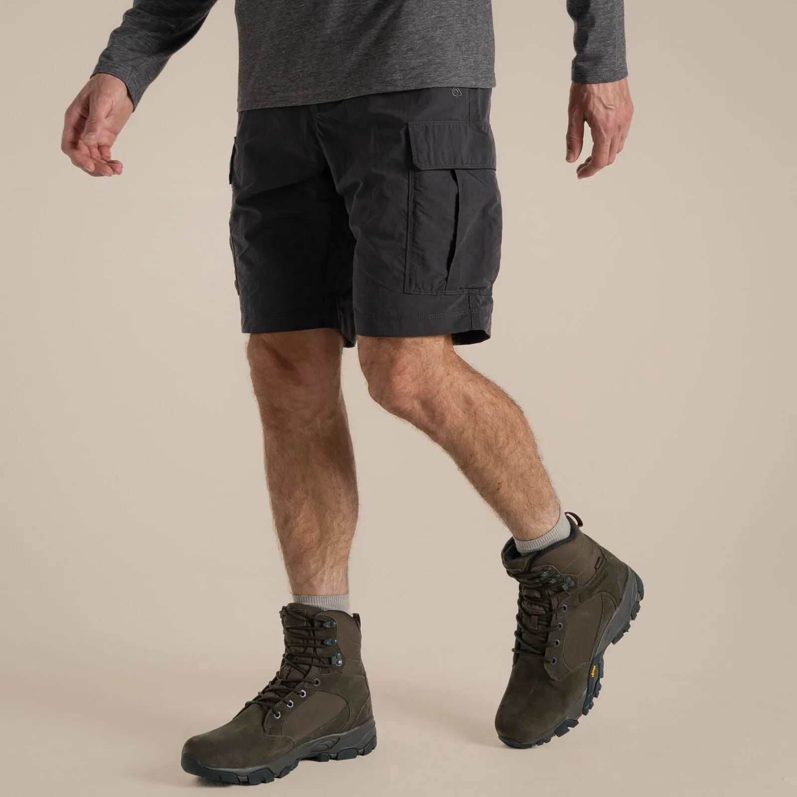 Simple Flex ethnic style Craghoppers Mens NosiLife Cargo III Walking Shorts
