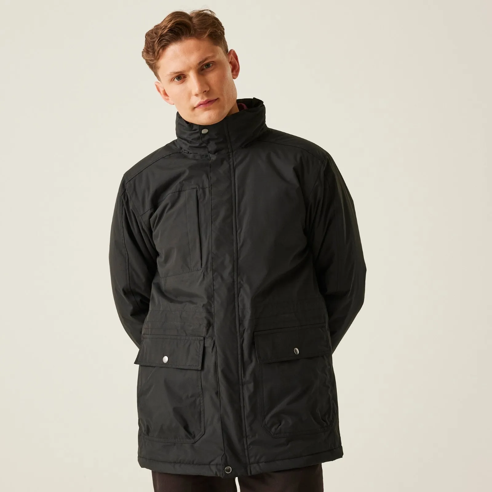 Regatta Professional Mens Darby III Insulated Parka Jacket Cozy Design Taped Seam Waterproofing