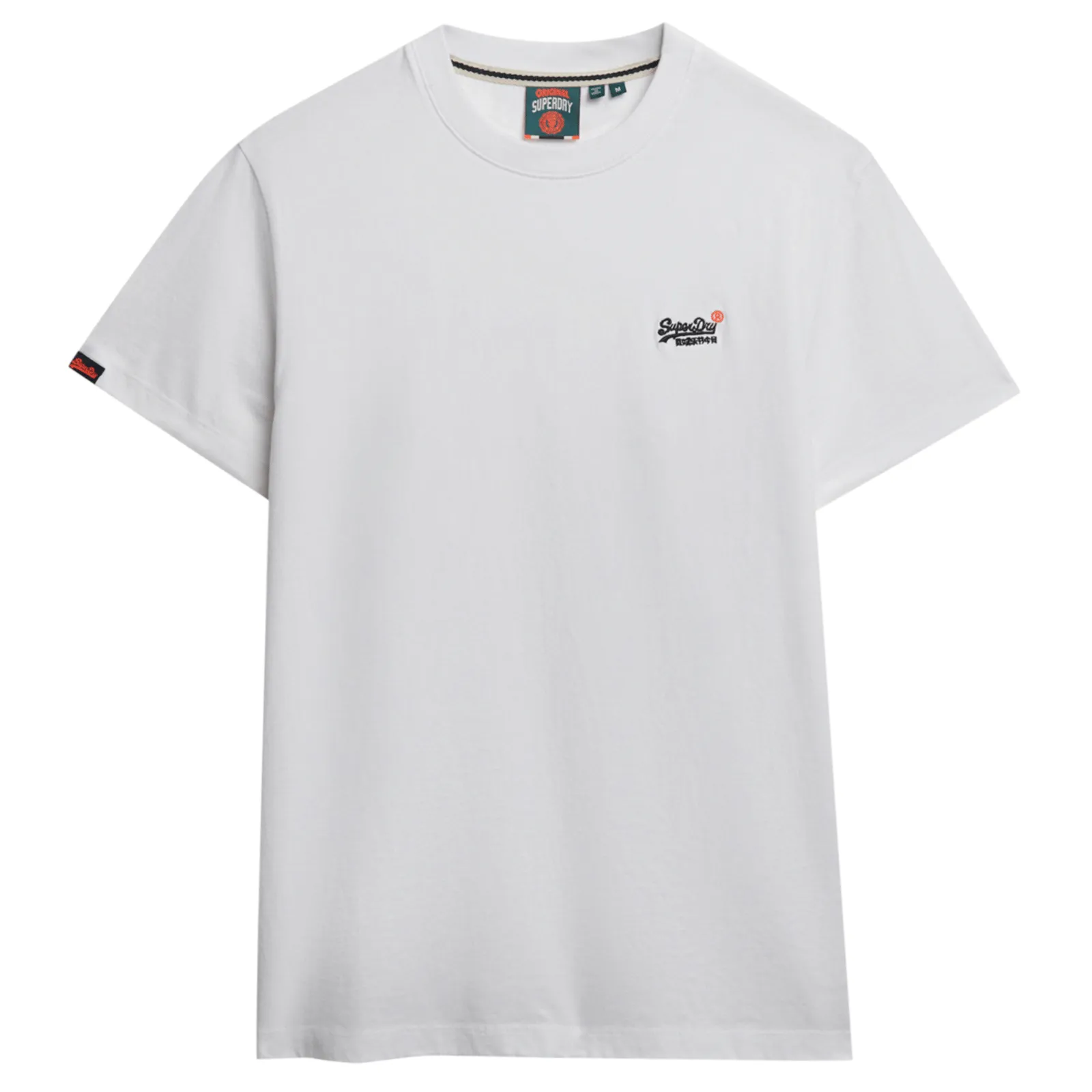 Superdry Mens Essential Contrast Short Sleeve T-Shirt Hypoallergenic Fiber Raw Edge Finish