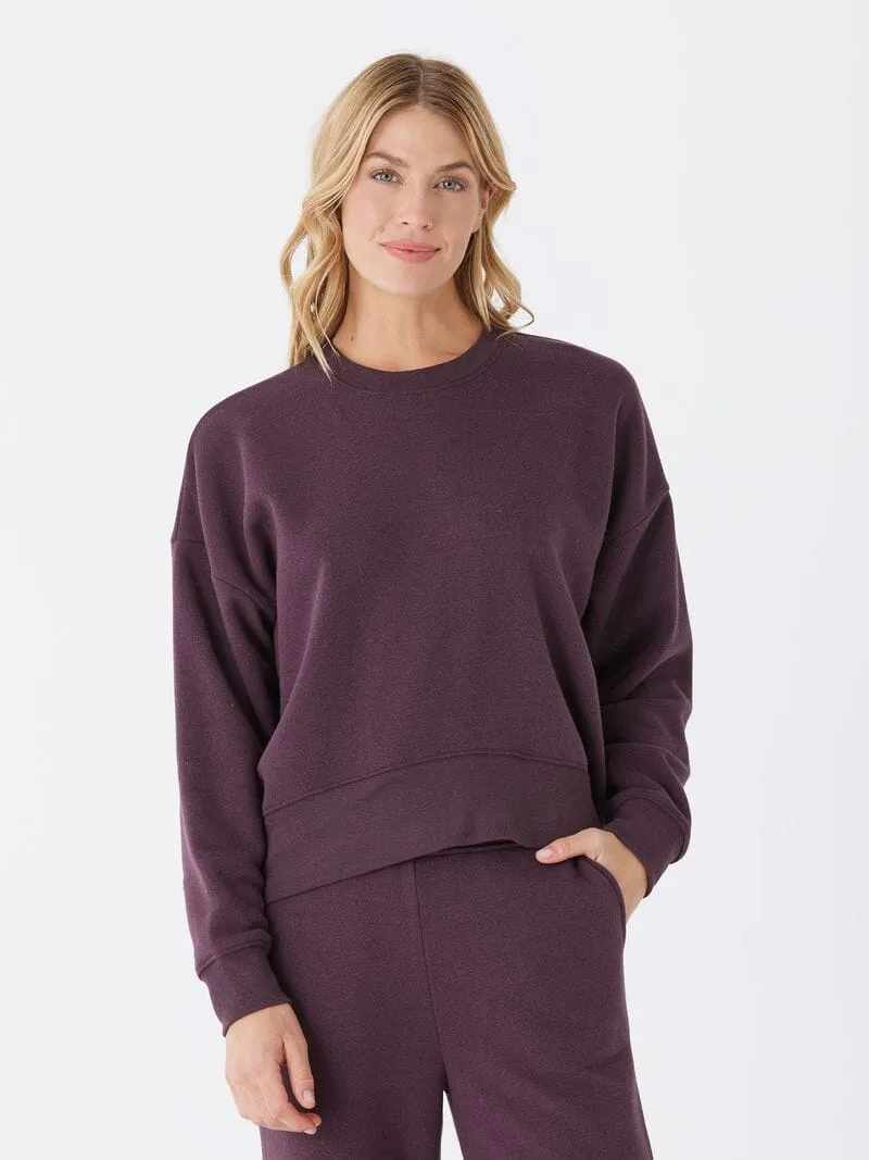 Sporty Fit Naia Triblend Fleece Pullover