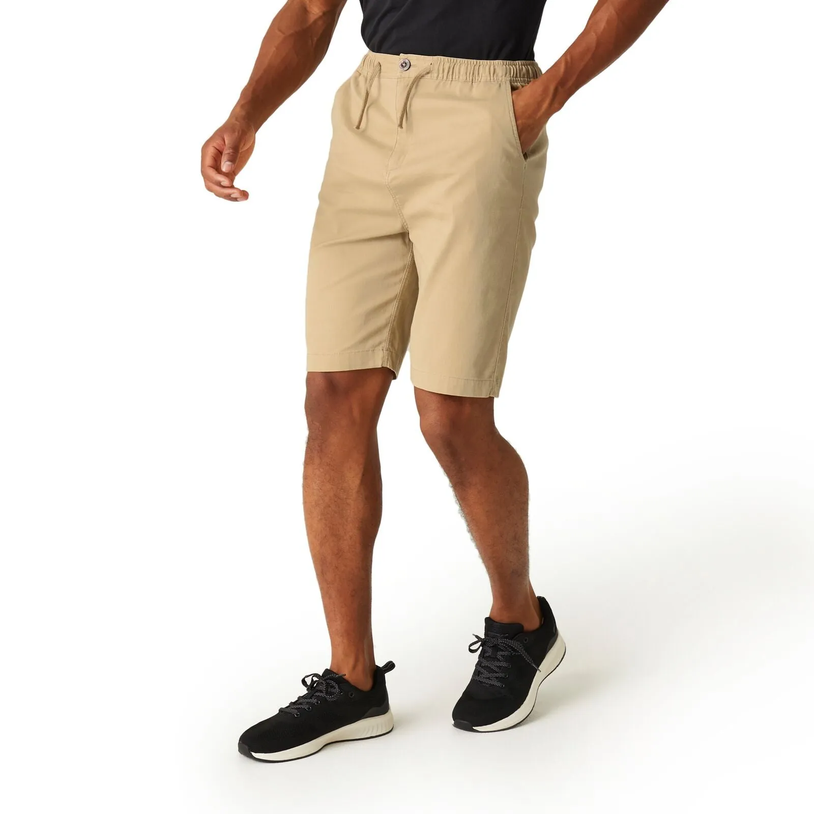 Regatta Mens Aldan Casual Chino Shorts Easy Stretch Retroreflective Accents