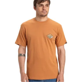 Low Profile Collar Quiksilver Mens Evo Future Islands Short Sleeve T-Shirt