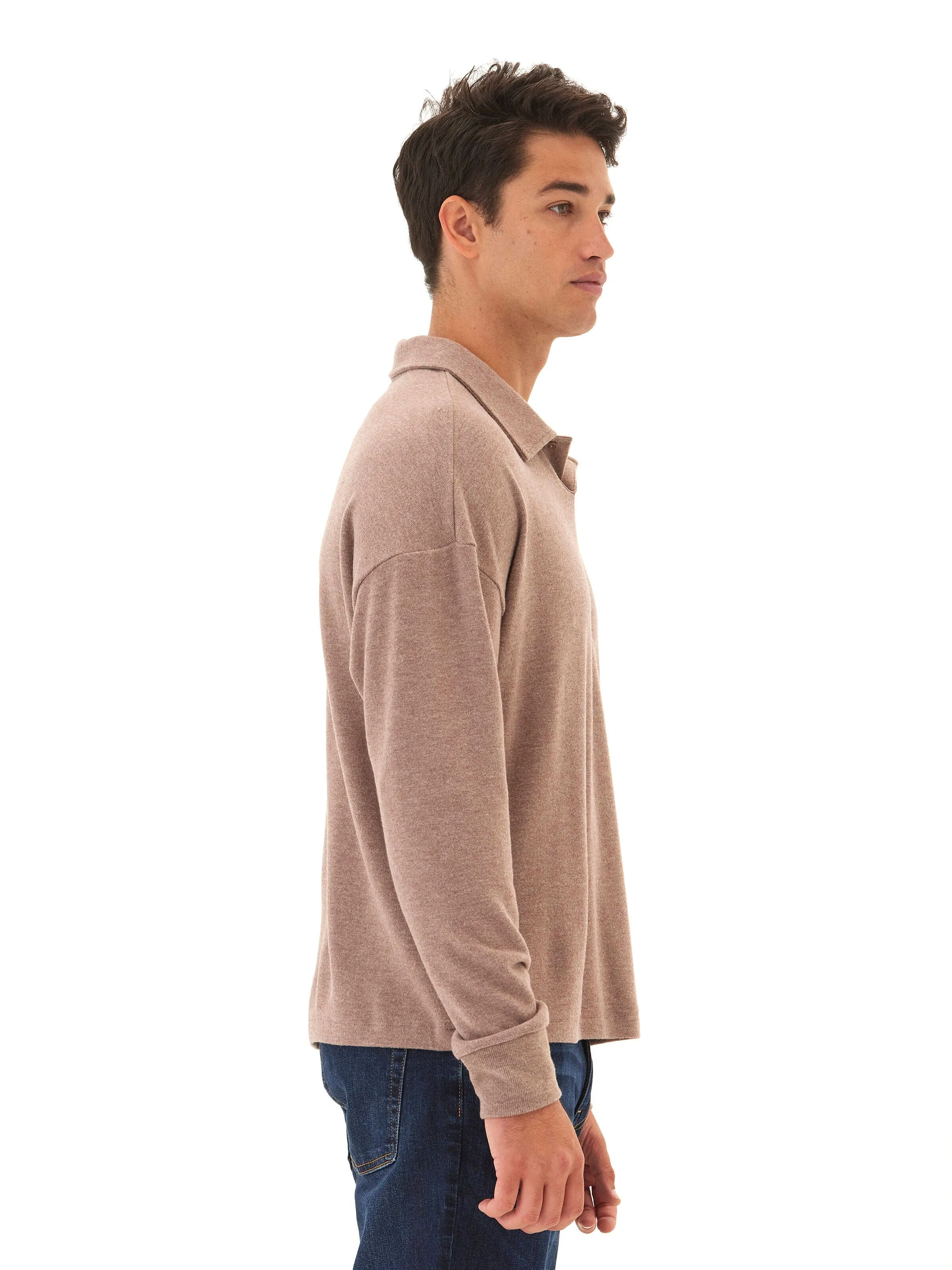 Guillermo Sweater Knit Pullover Polo Comfy Flex Street Style Machine washable