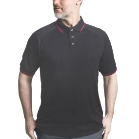 Breathable mesh lining Relaxed Neckline Trespass Mens Bonington Quick Dry Polo Shirt