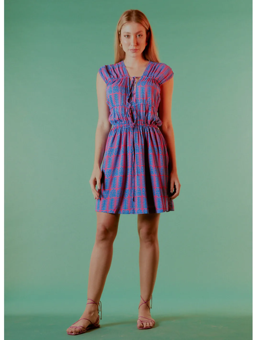 HALC DRESS Polite Color Smooth Layering