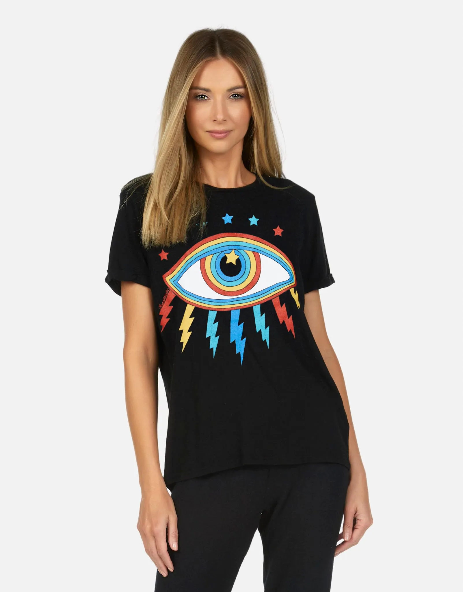 Edda Rainbow Lightning Eye Casual Layer